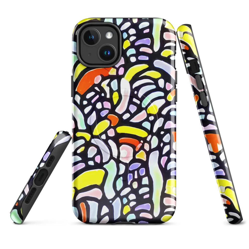 Cubist Carousel on MagSafe Tough Case for iPhone® — Front
