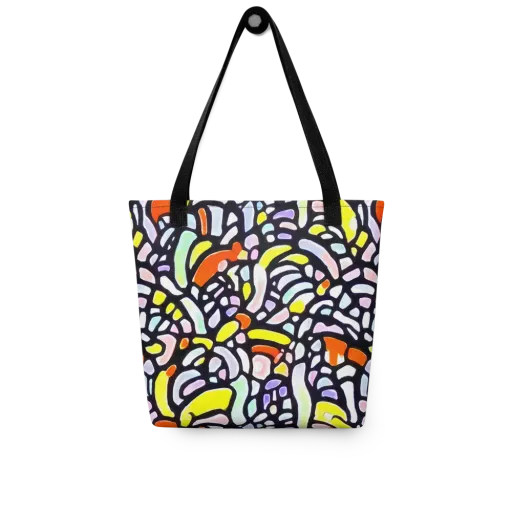 Cubist Carousel on a Tote Bag
