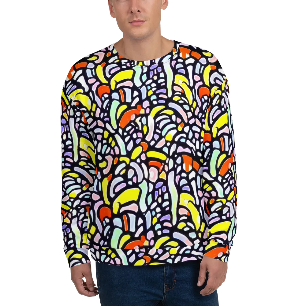 Cubist Carousel on Sweatshirt — Front