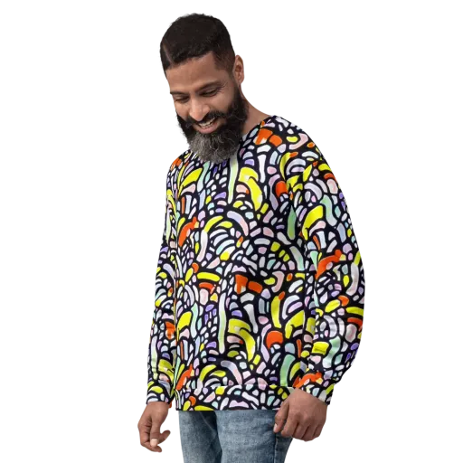 Cubist Carousel on a Sweatshirt
