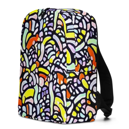 Cubist Carousel on a Minimalist Backpack