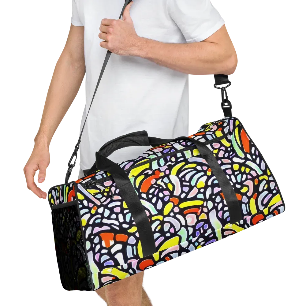 Cubist Carousel on Duffle Bag — Right Front