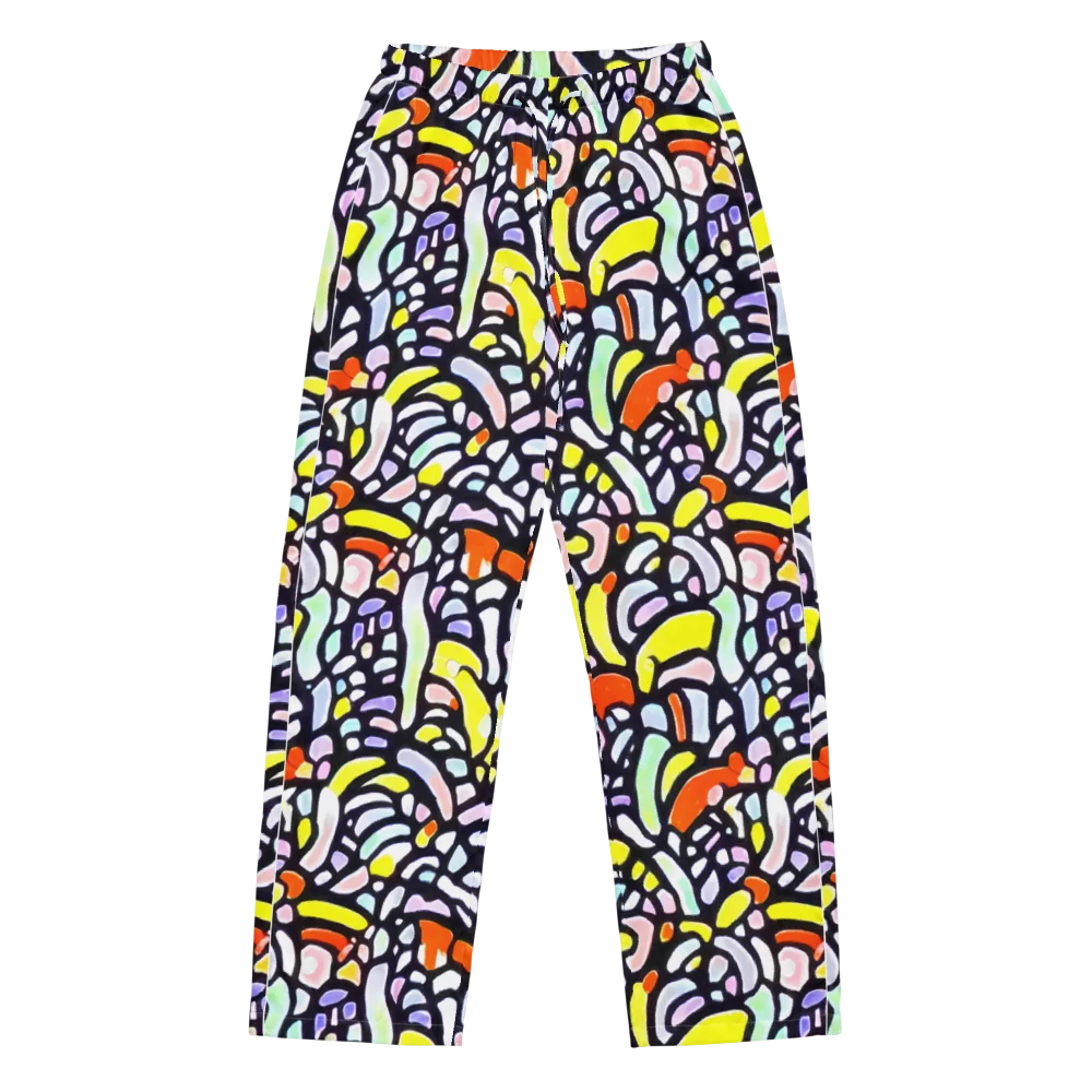 Cubist Carousel on Women's Pajama Pants — Front