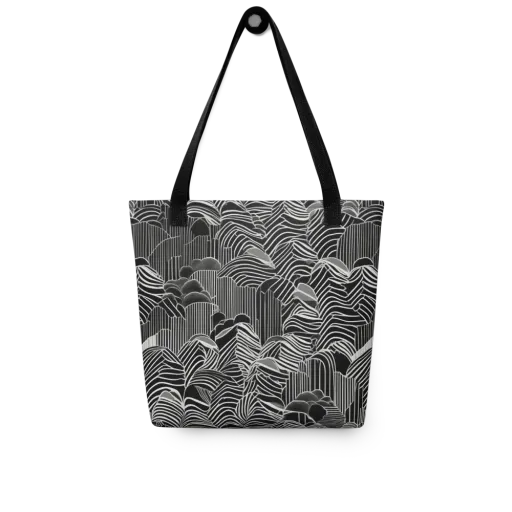 Zebra Leaf on a Tote Bag