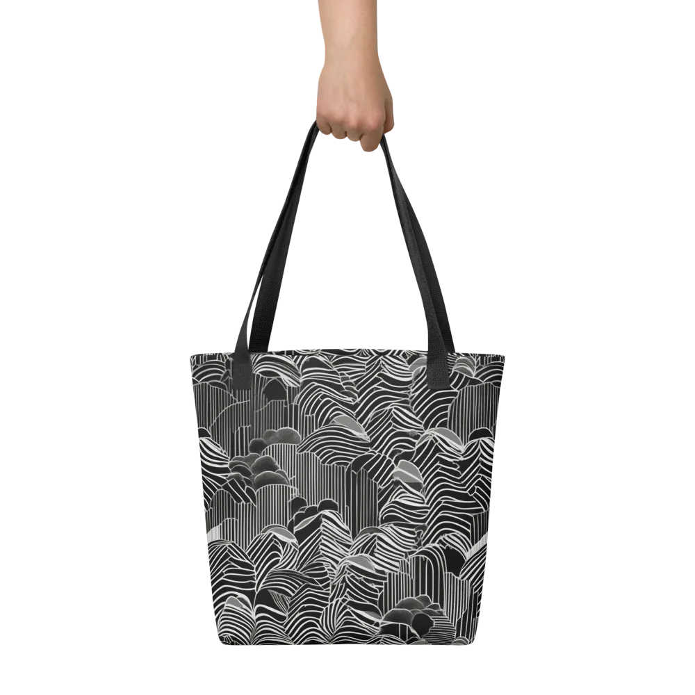 Zebra Leaf on Tote Bag — Front