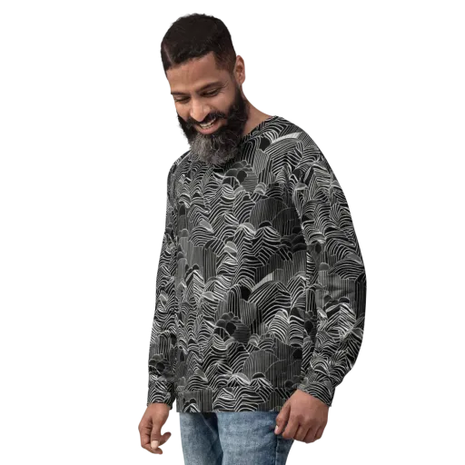 Zebra Leaf on a Sweatshirt