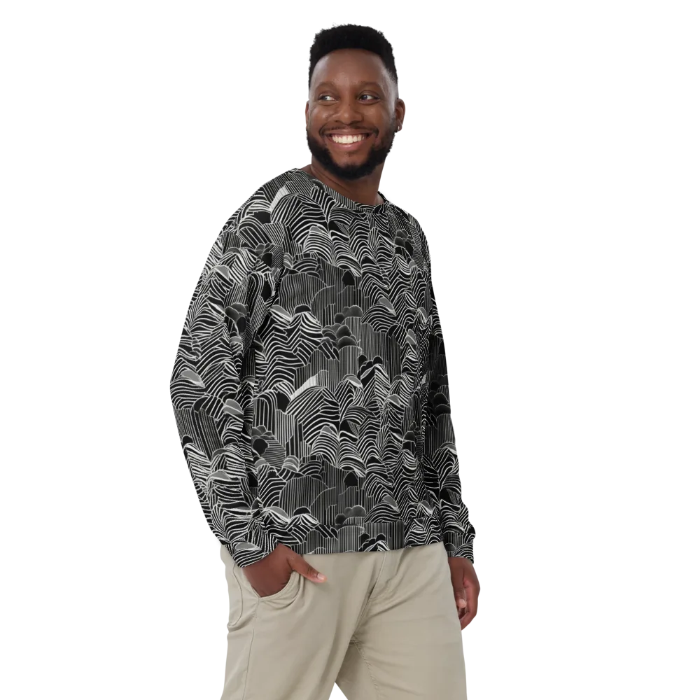 Zebra Leaf on Sweatshirt — Front
