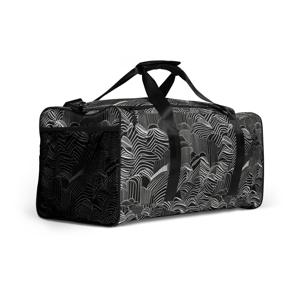 Zebra Leaf on Duffle Bag — Right Front