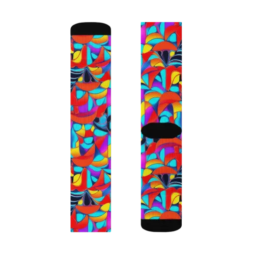 Vivid Tessellation on a Socks