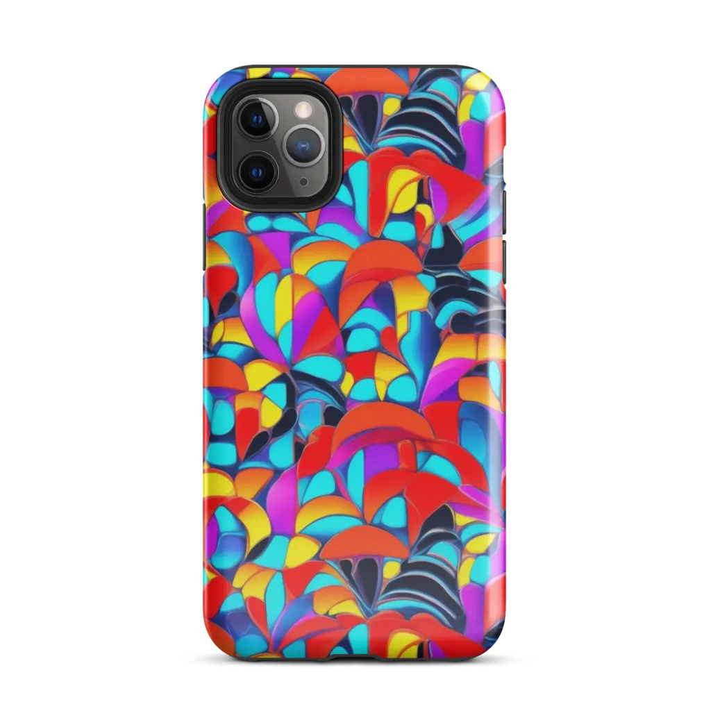 Vivid Tessellation on Tough Case for iPhone® — Front
