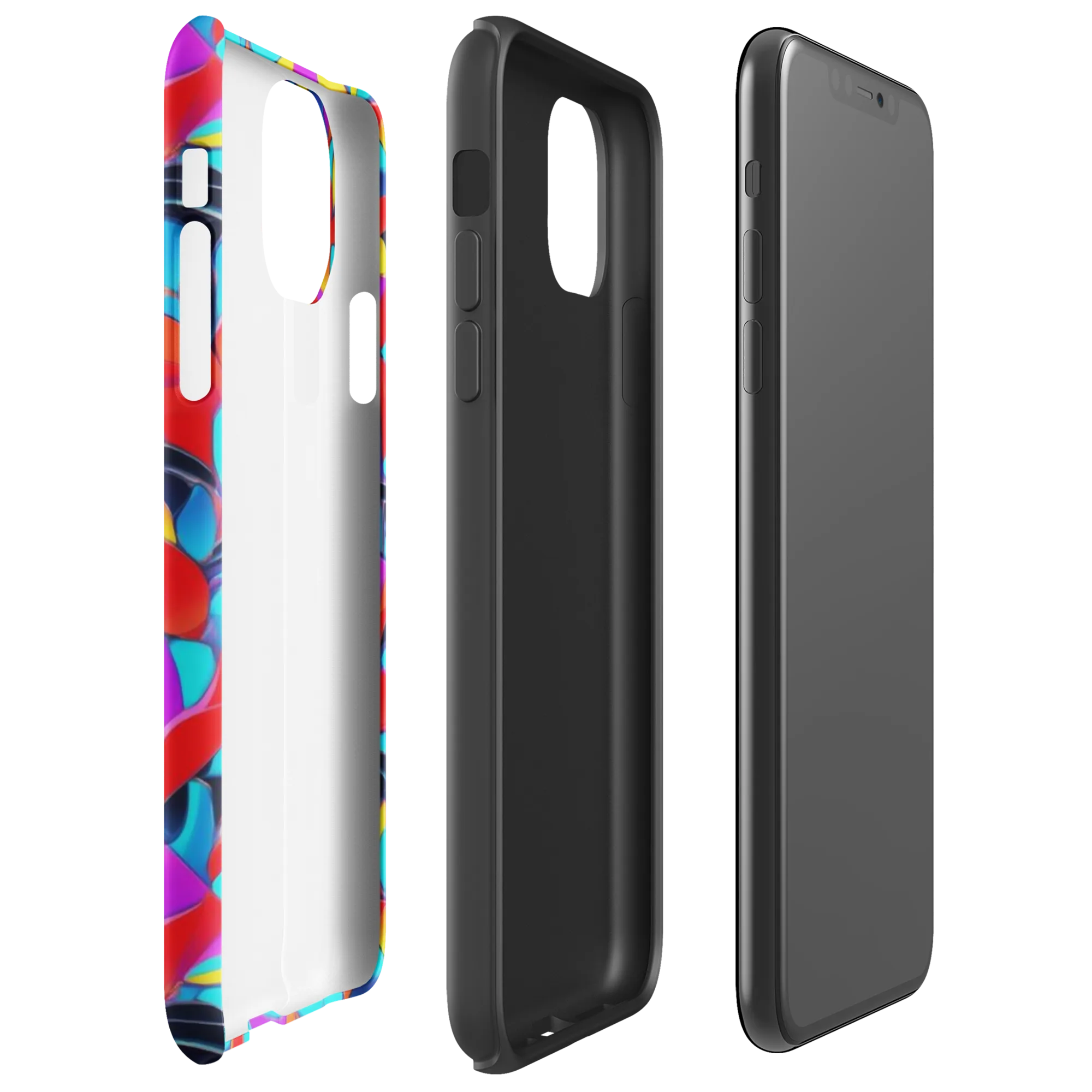 Vivid Tessellation on Tough Case for iPhone® — Right