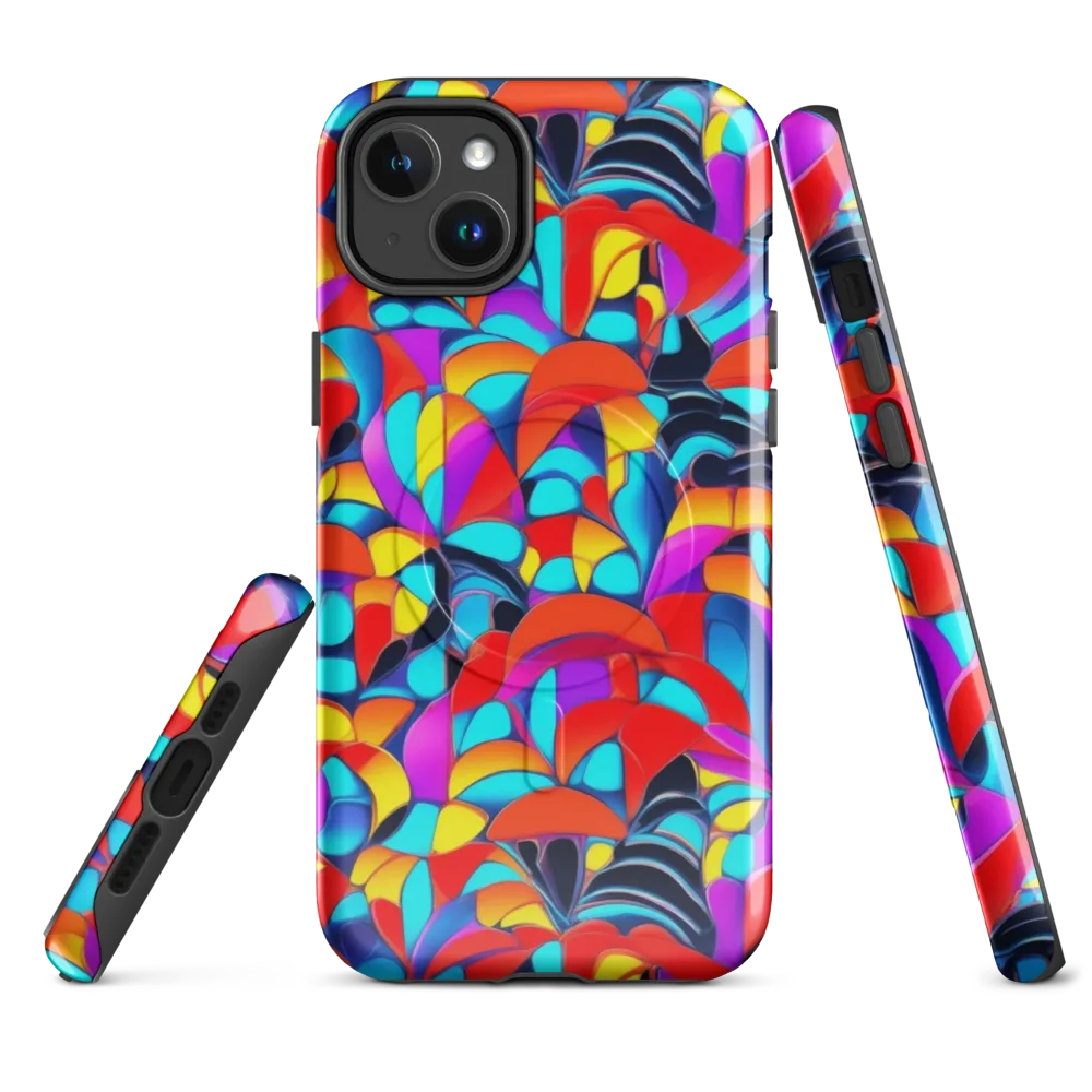 Vivid Tessellation on MagSafe Tough Case for iPhone® — Front