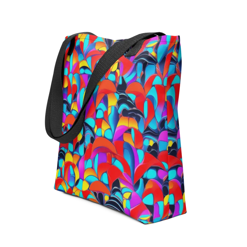 Vivid Tessellation on Tote Bag — Front