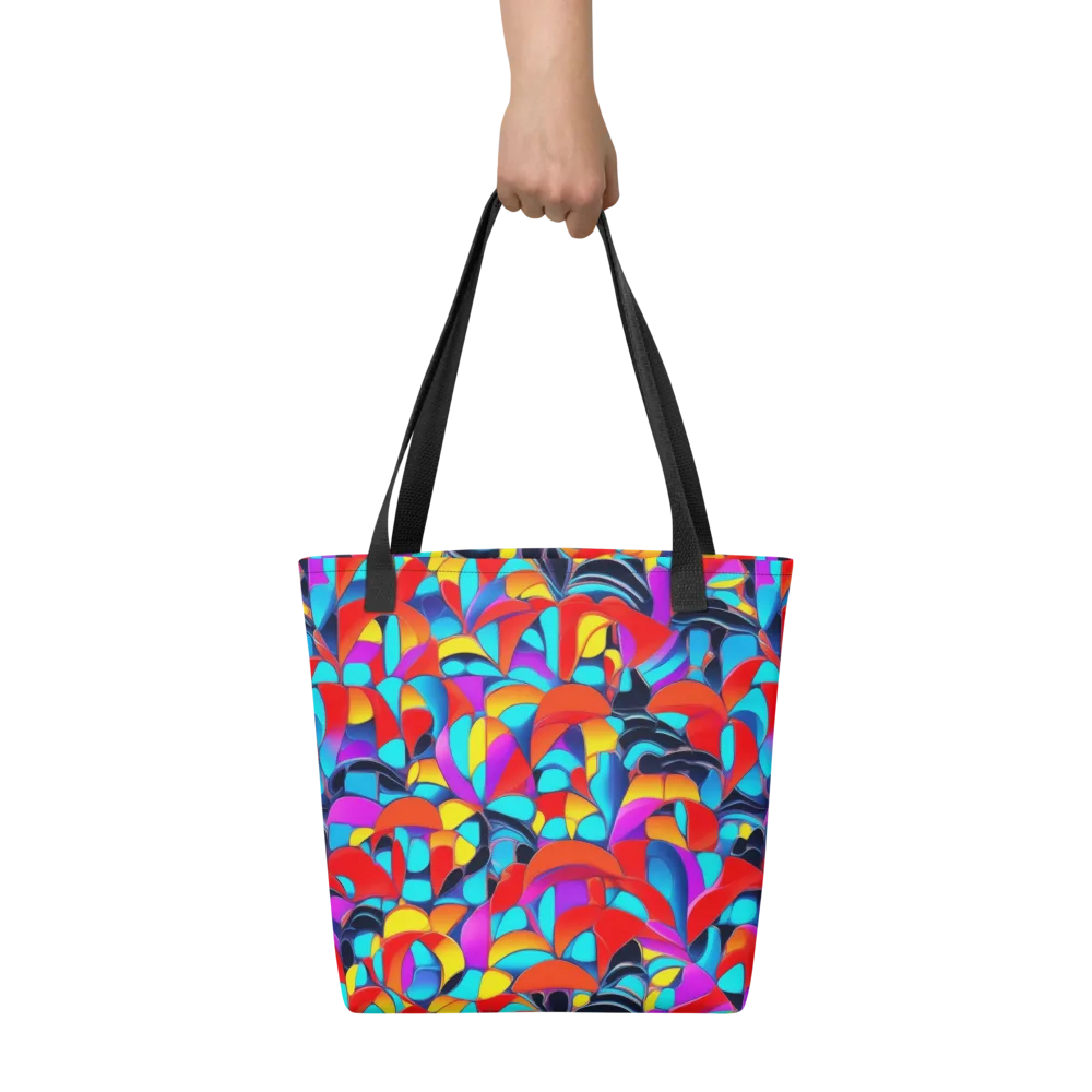 Vivid Tessellation on Tote Bag — Front