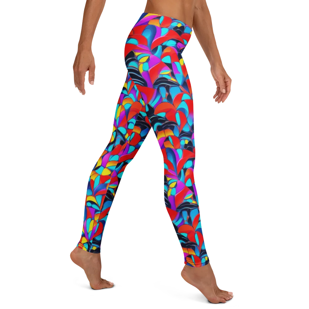 Vivid Tessellation on Leggings — Right
