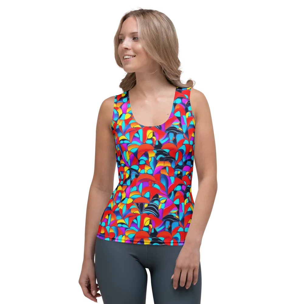 Vivid Tessellation on Women's Tank Top — Front