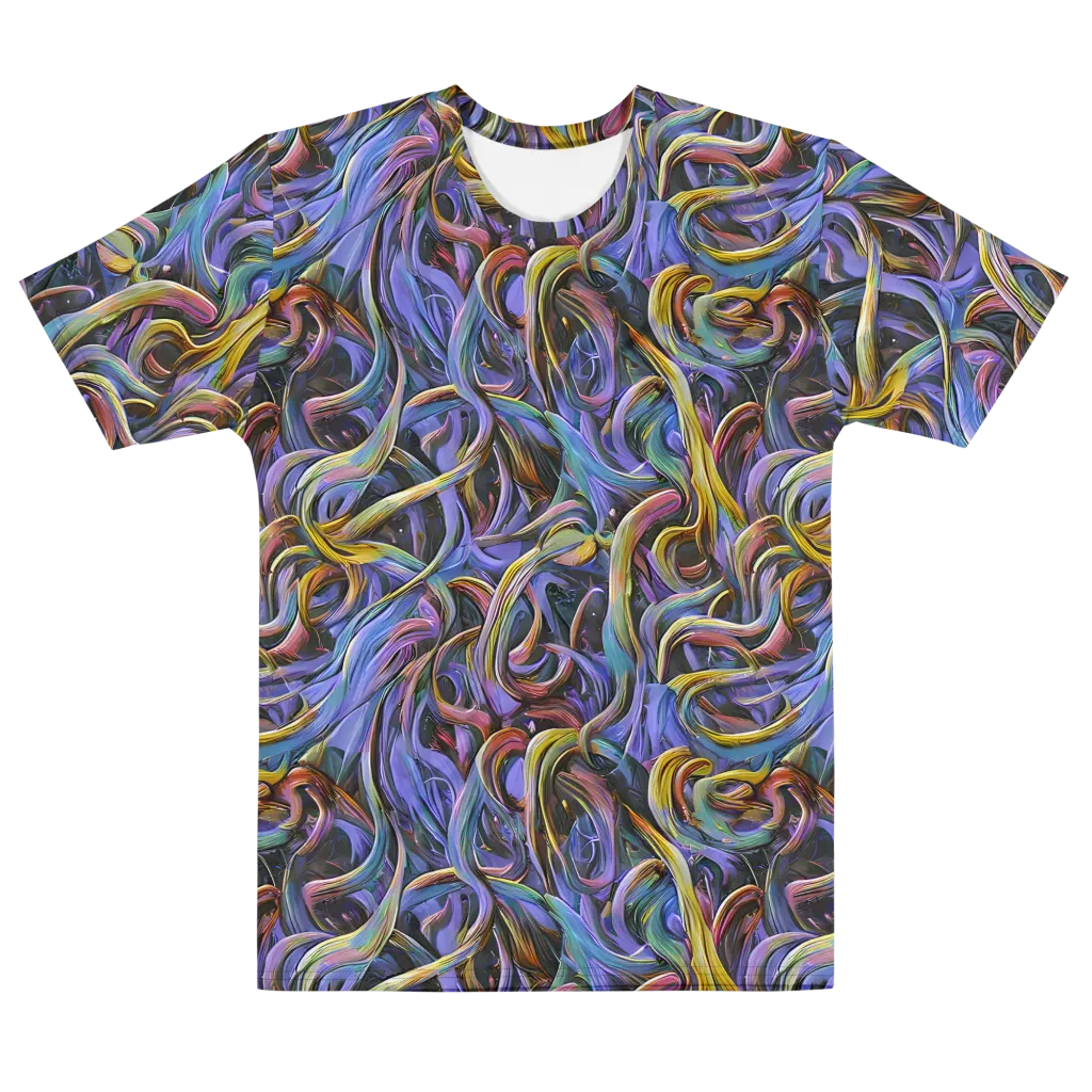 Tanning Twirl on Men's Cotton Crew Neck T-Shirt — Front