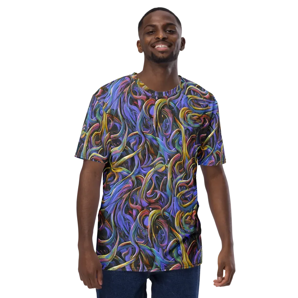 Tanning Twirl on Men's Crew Neck T-Shirt — Front