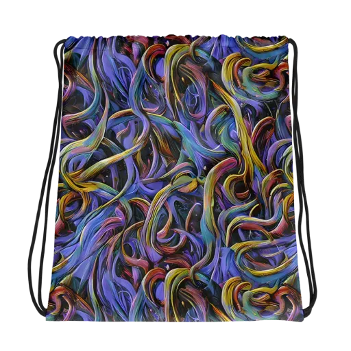 Tanning Twirl on a Drawstring Bag