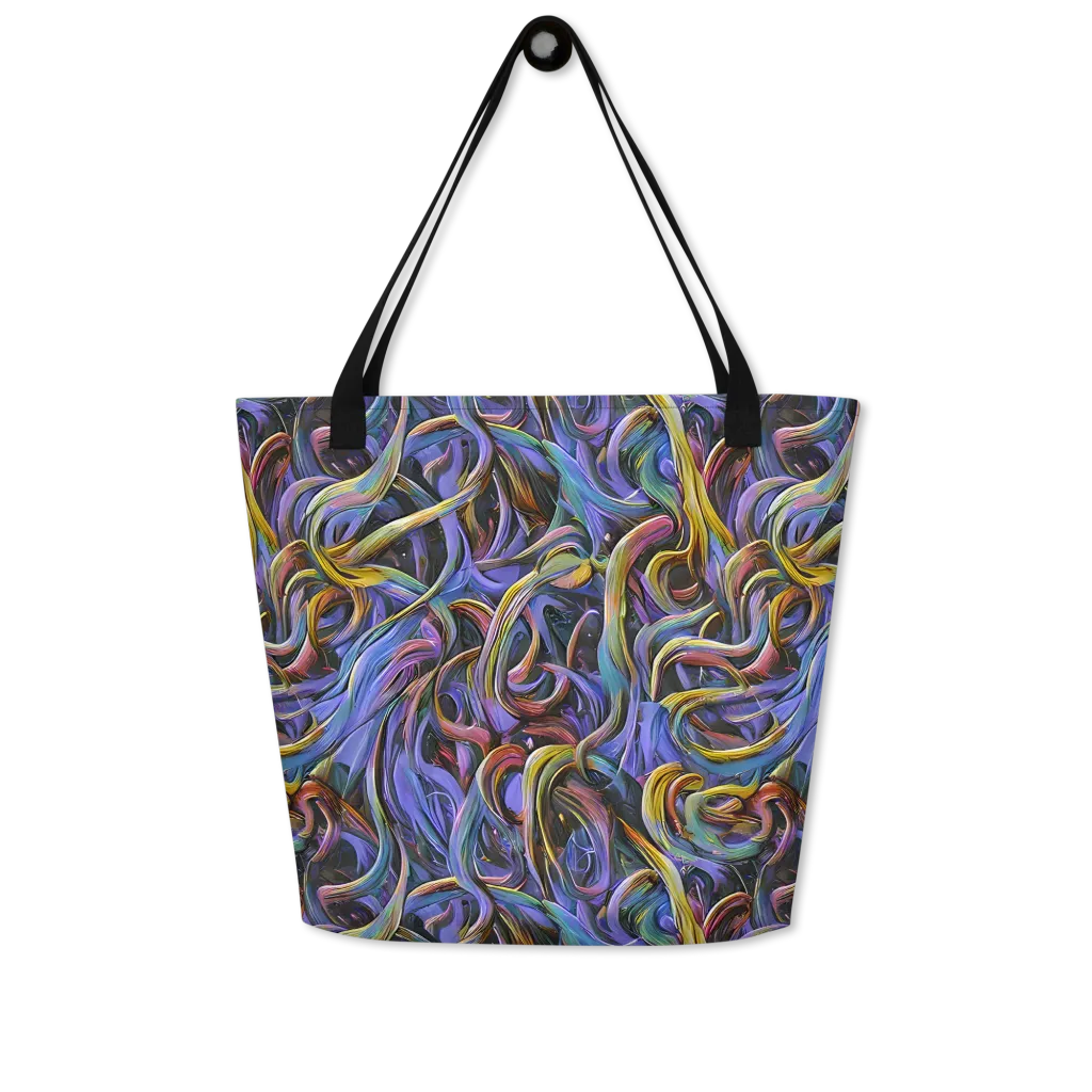 Tanning Twirl on Large Tote Bag W/ Pocket — Front