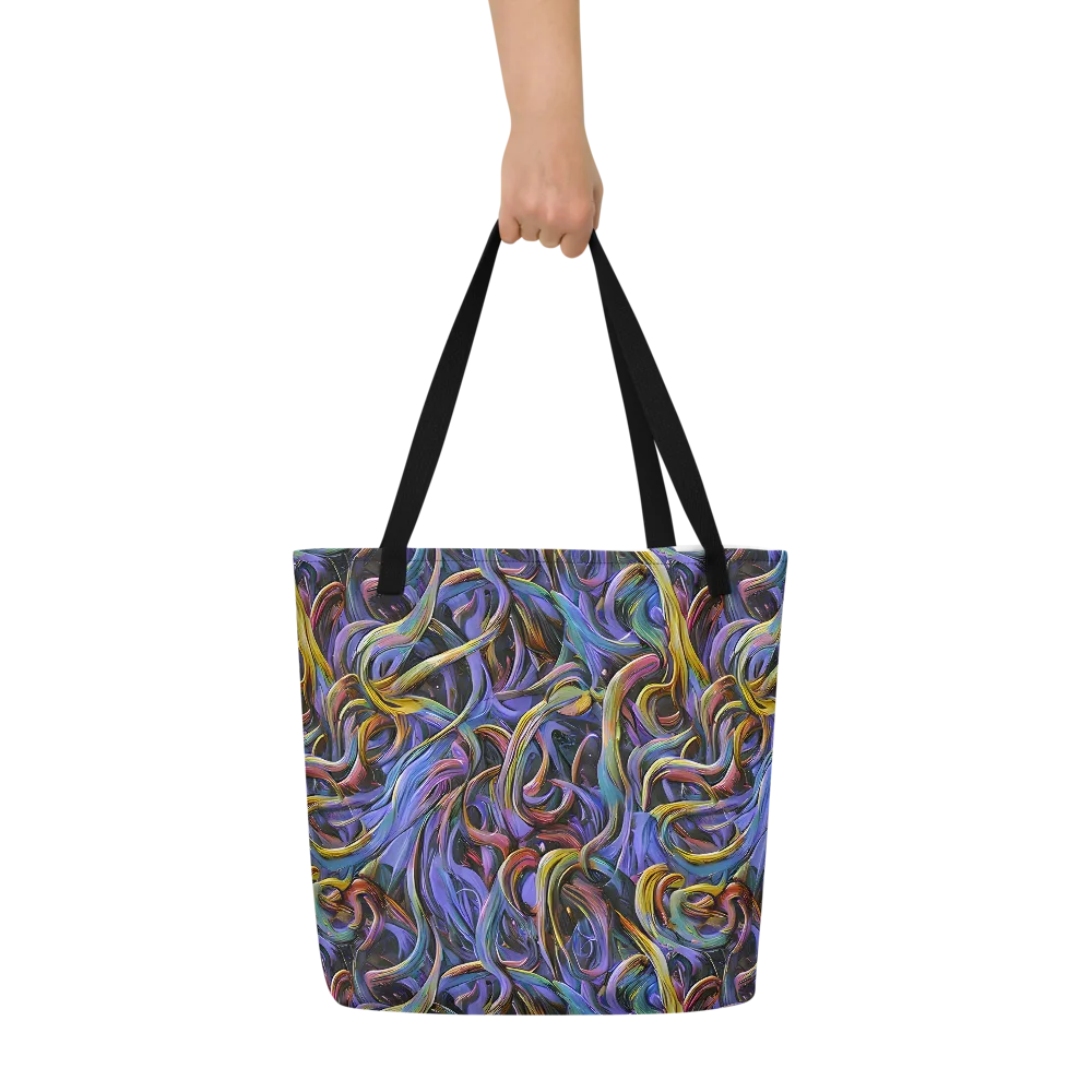 Tanning Twirl on Large Tote Bag W/ Pocket — Front