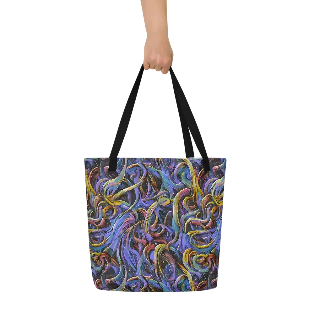 Tanning Twirl on Large Tote Bag W/ Pocket — Front