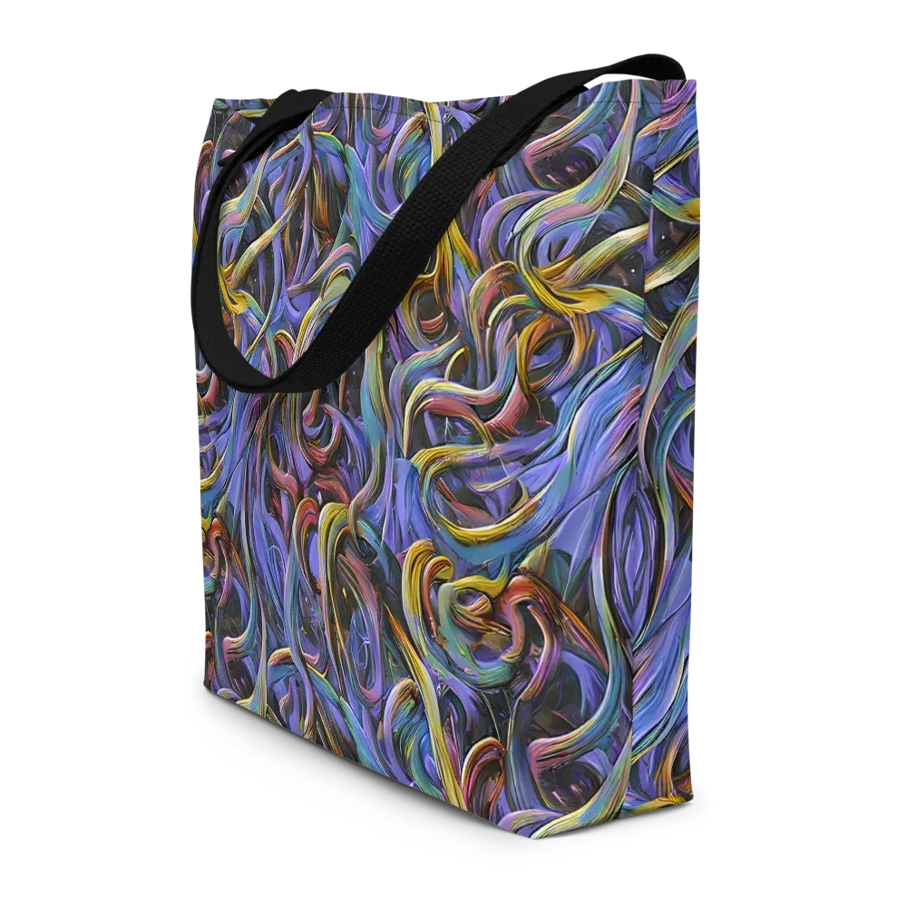 Tanning Twirl on Large Tote Bag W/ Pocket — Front