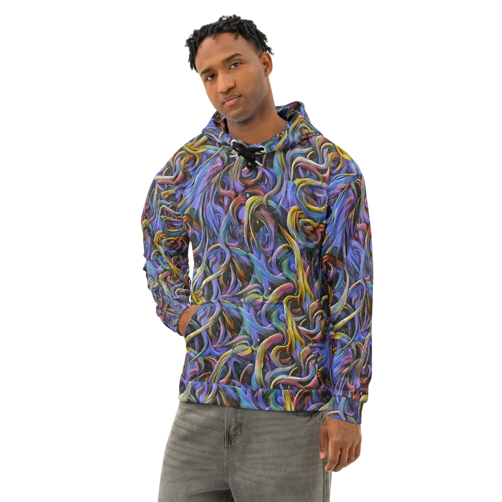 Tanning Twirl on Cotton Hoodie — Left Front