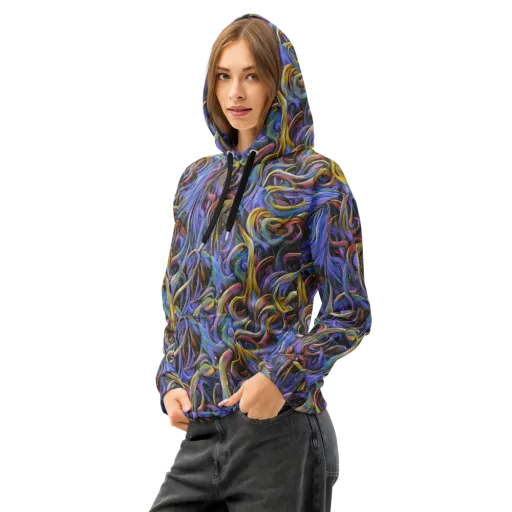 Tanning Twirl on a Cotton Hoodie