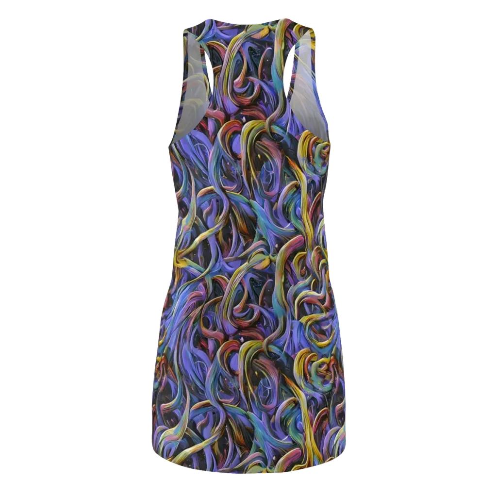 Tanning Twirl on Racerback Dress — Back