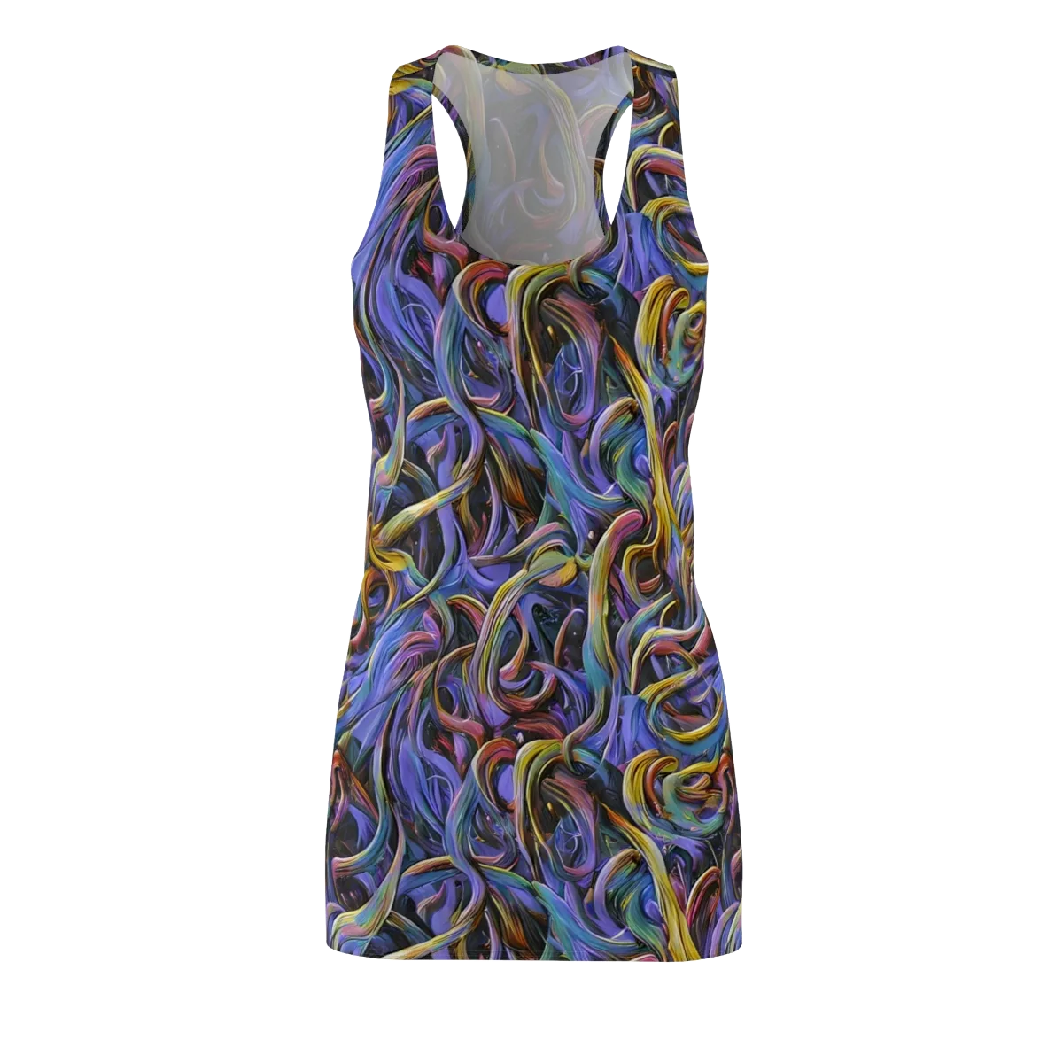 Tanning Twirl on Racerback Dress — Front