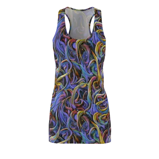 Tanning Twirl on a Racerback Dress