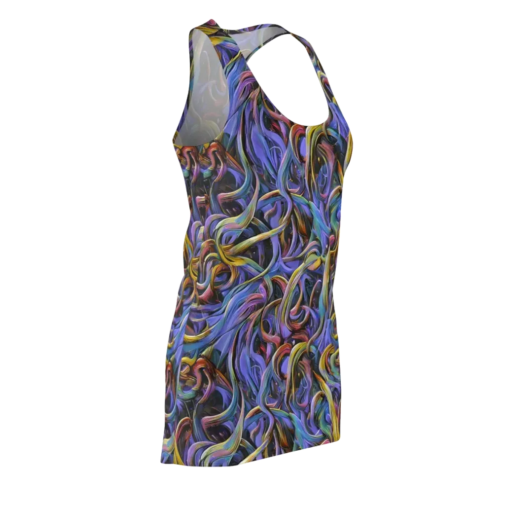 Tanning Twirl on Racerback Dress — Front Side