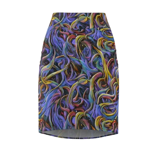Tanning Twirl on a Pencil Skirt