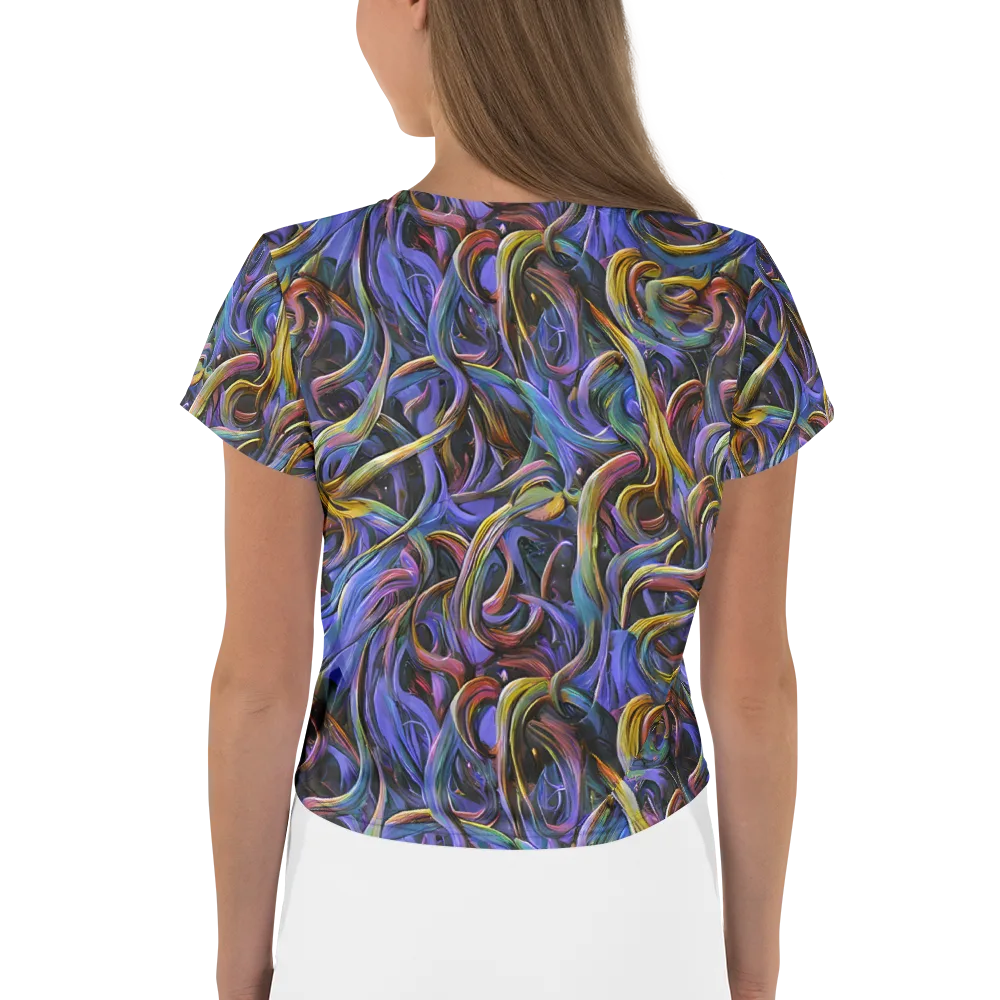 Tanning Twirl on Crop Tee — Back