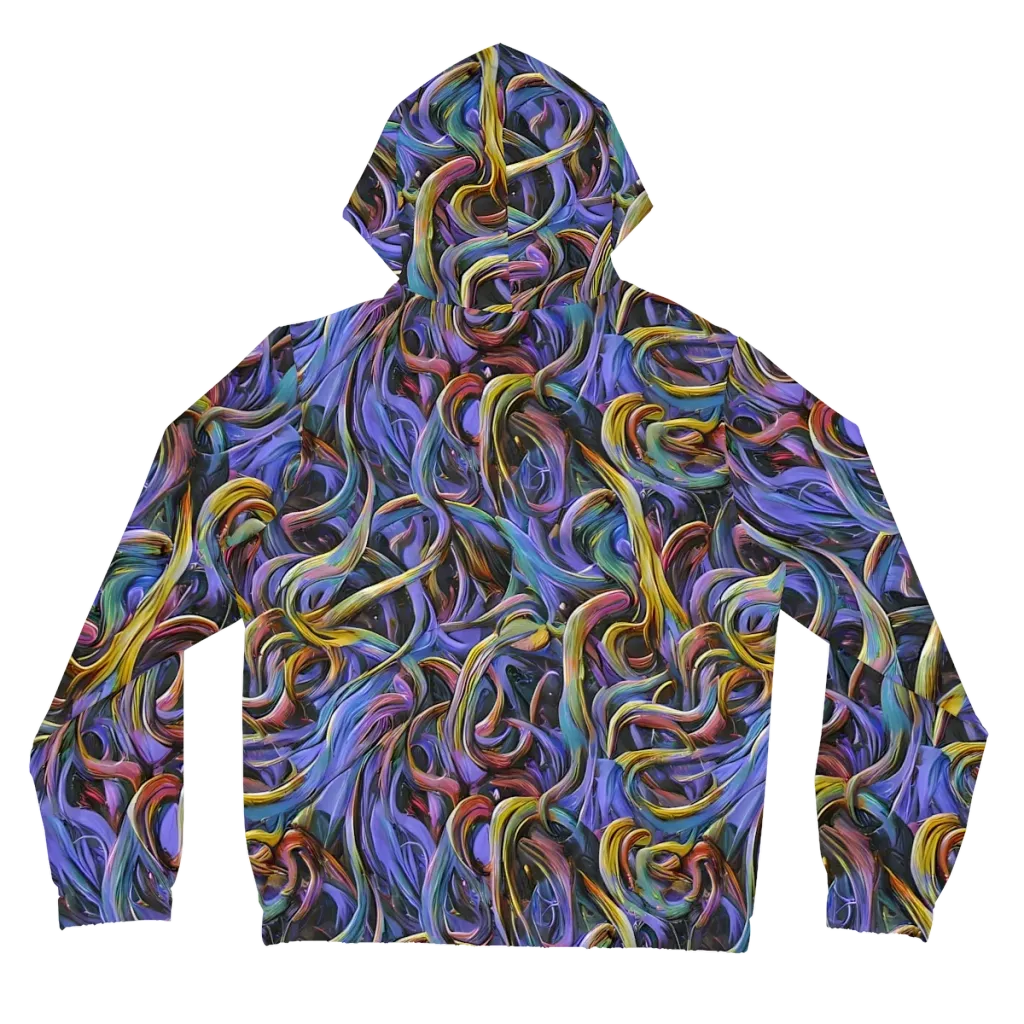 Tanning Twirl on Women's Full-Zip Hoodie — Back