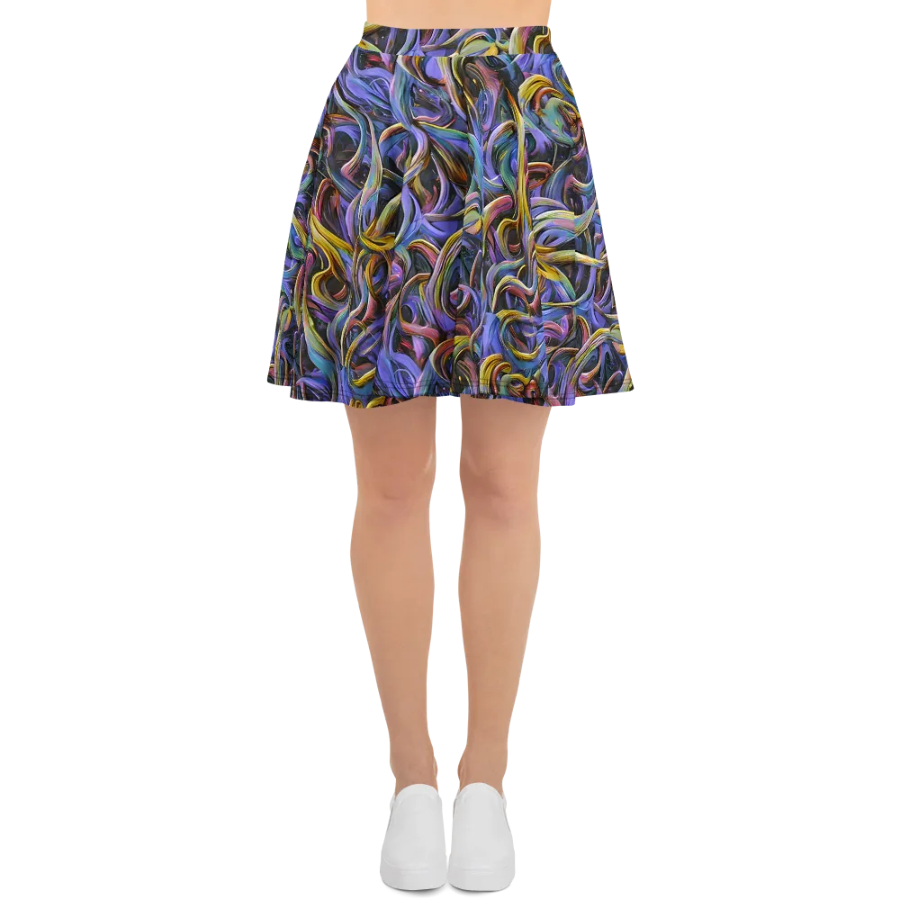 Tanning Twirl on Skater Skirt — Front