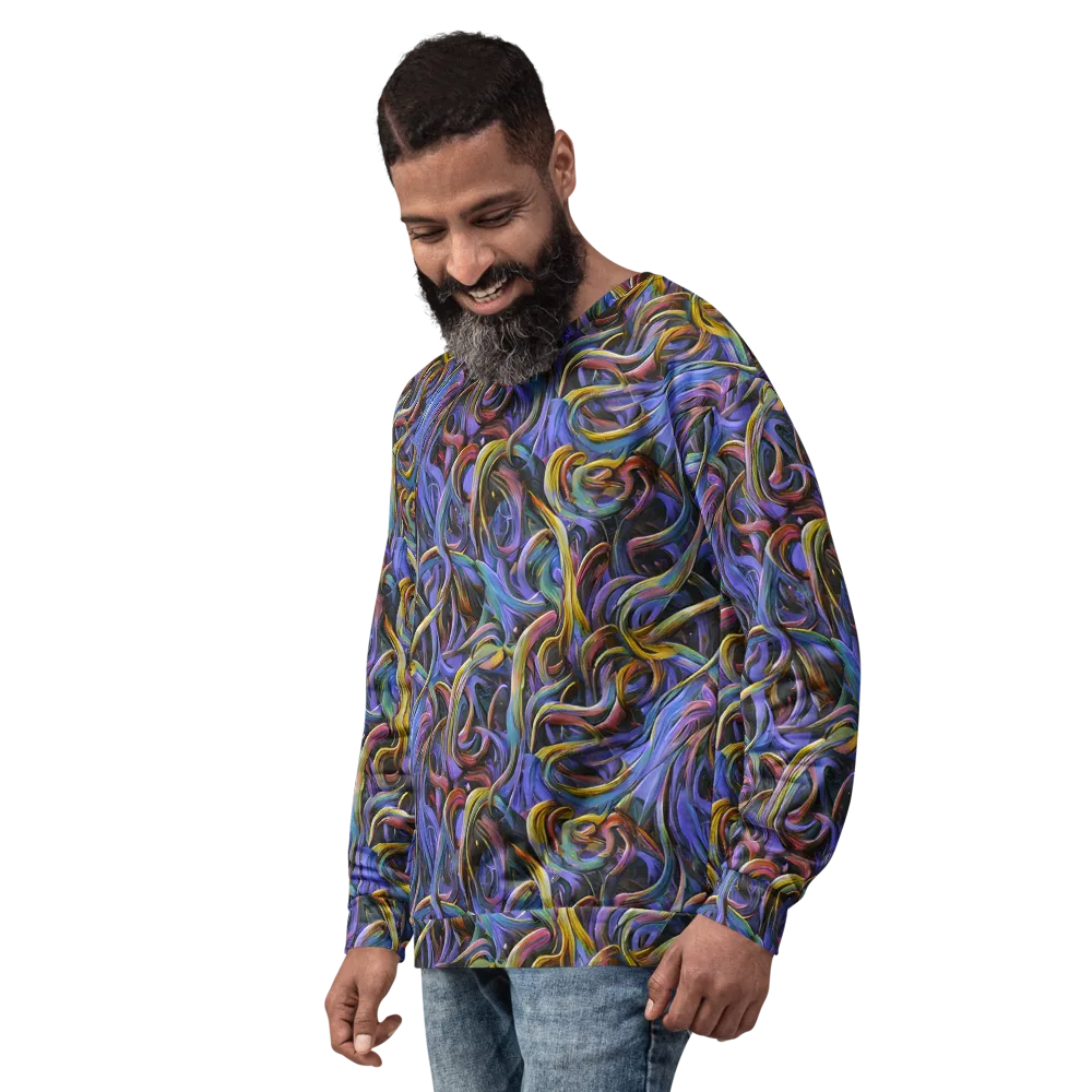 Tanning Twirl on Sweatshirt — Left Front