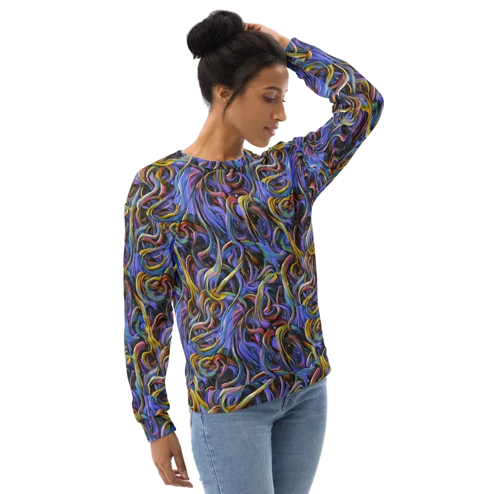 Tanning Twirl on Sweatshirt — Right Front