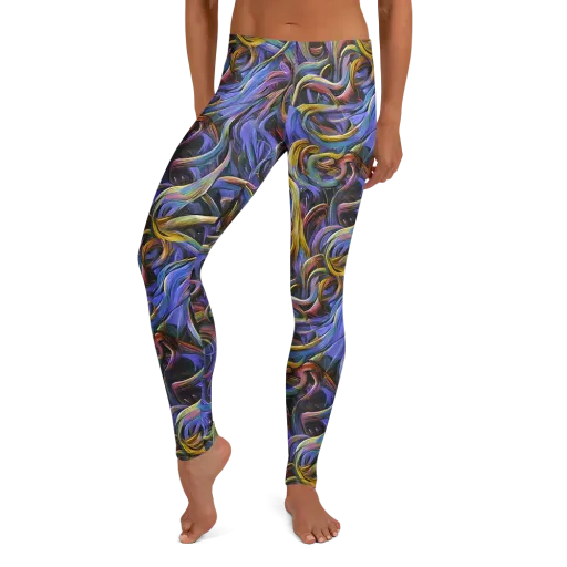 Tanning Twirl on a Leggings