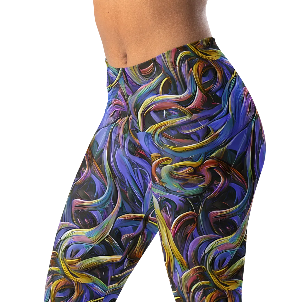 Tanning Twirl on Leggings — Left Front