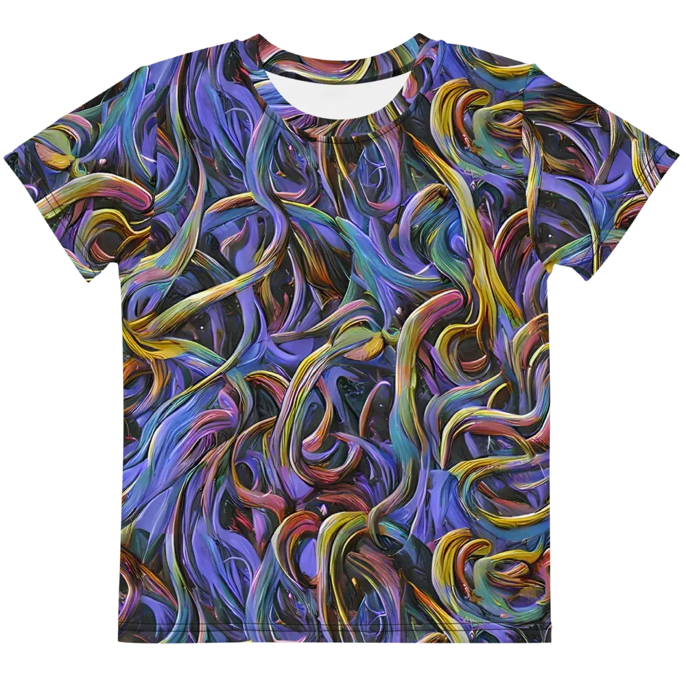 Tanning Twirl on Kids Crew Neck T-Shirt — Front