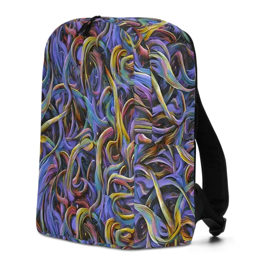 Tanning Twirl on a Minimalist Backpack