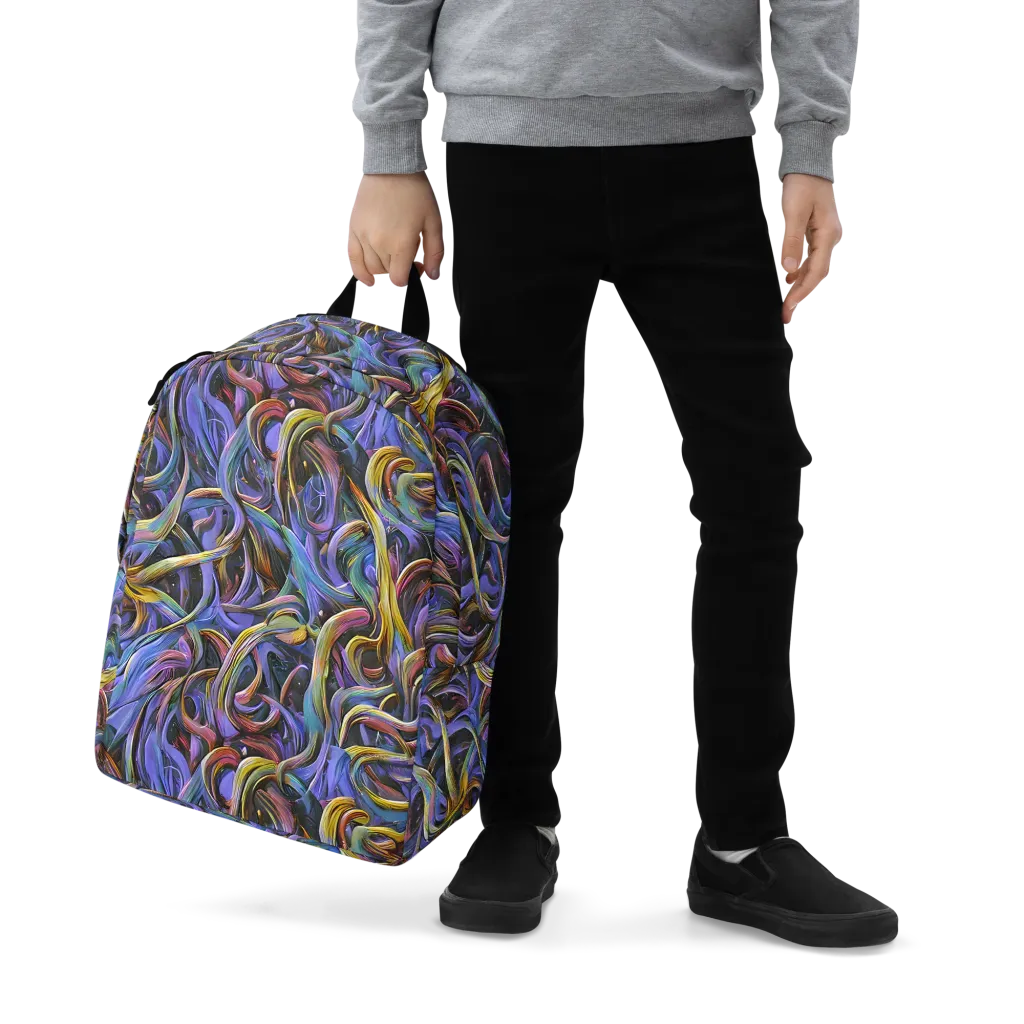 Tanning Twirl on Minimalist Backpack — Zoomed-in
