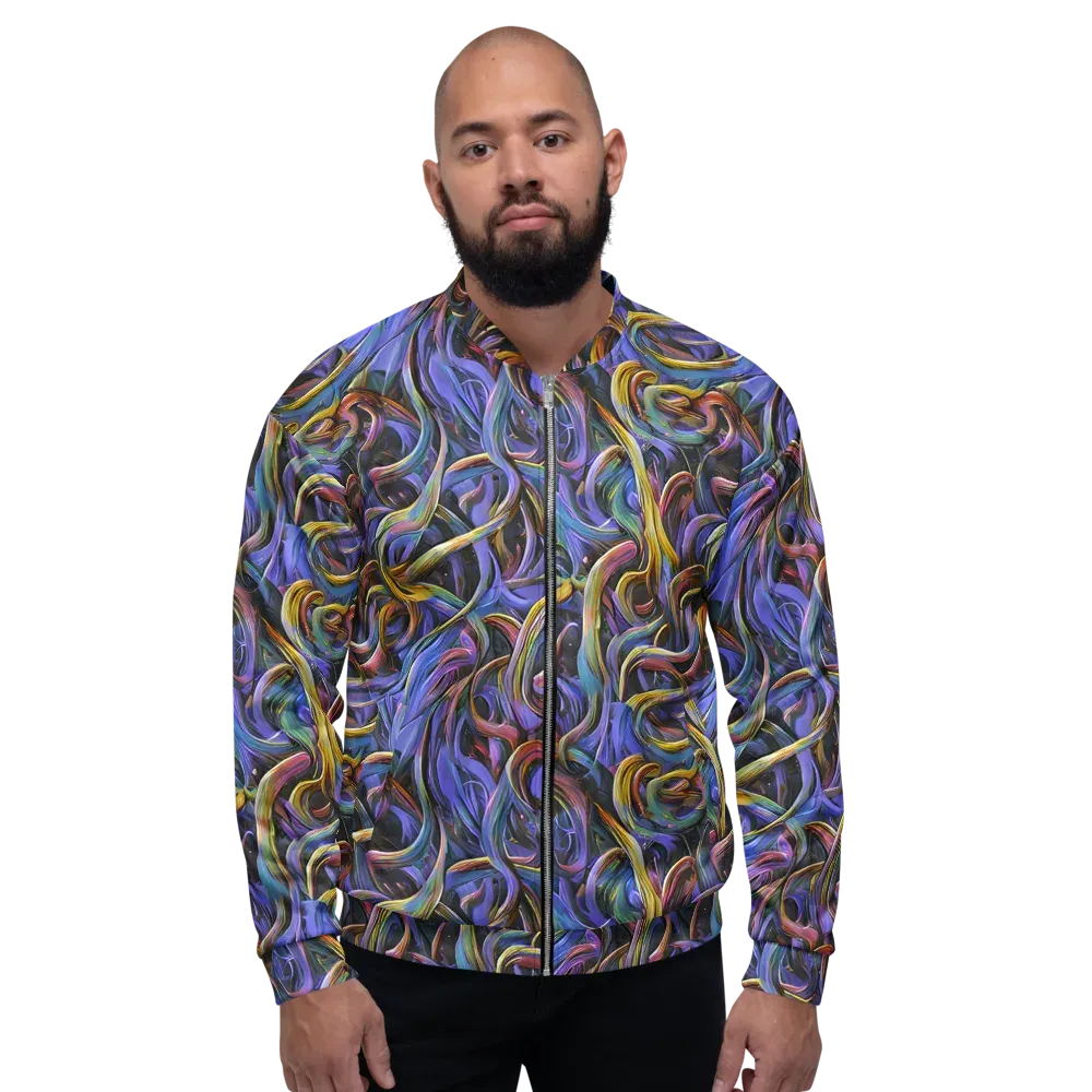 Tanning Twirl on Bomber Jacket — Front