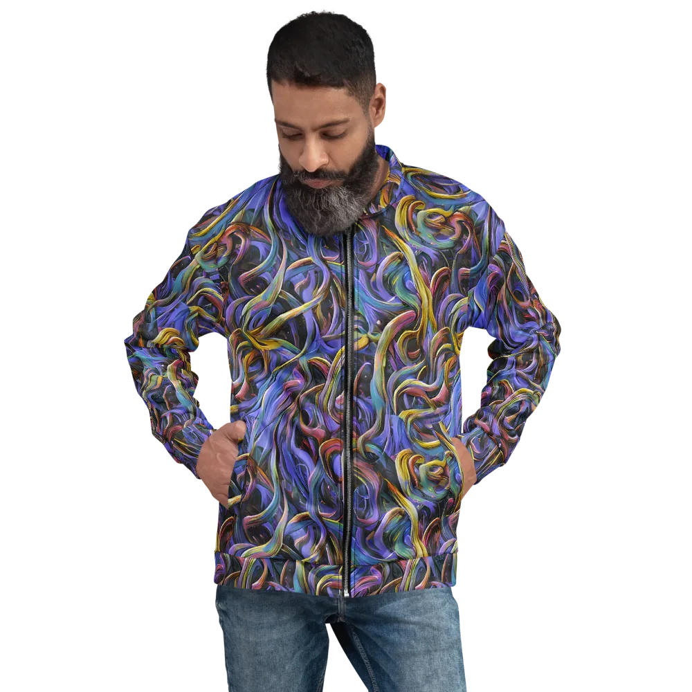 Tanning Twirl on Bomber Jacket — Front