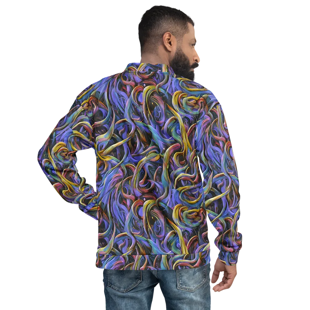 Tanning Twirl on Bomber Jacket — Back
