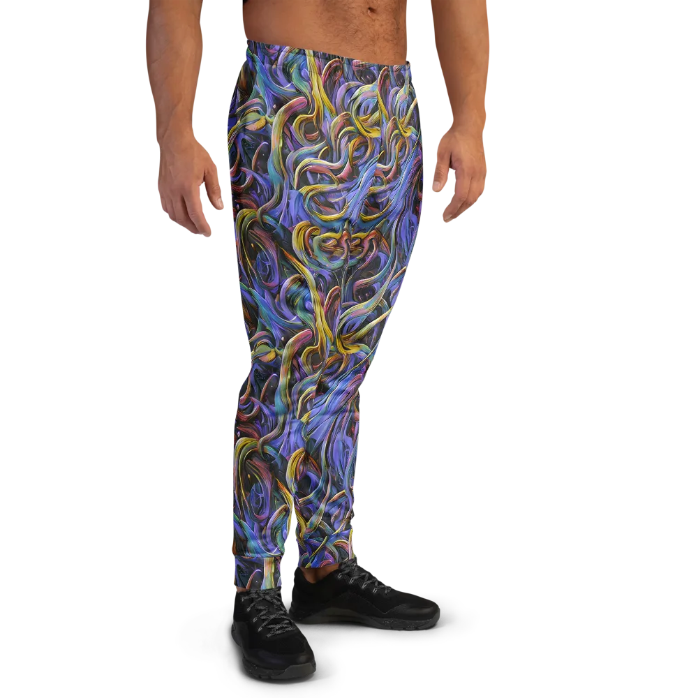 Tanning Twirl on Men's Joggers — Right
