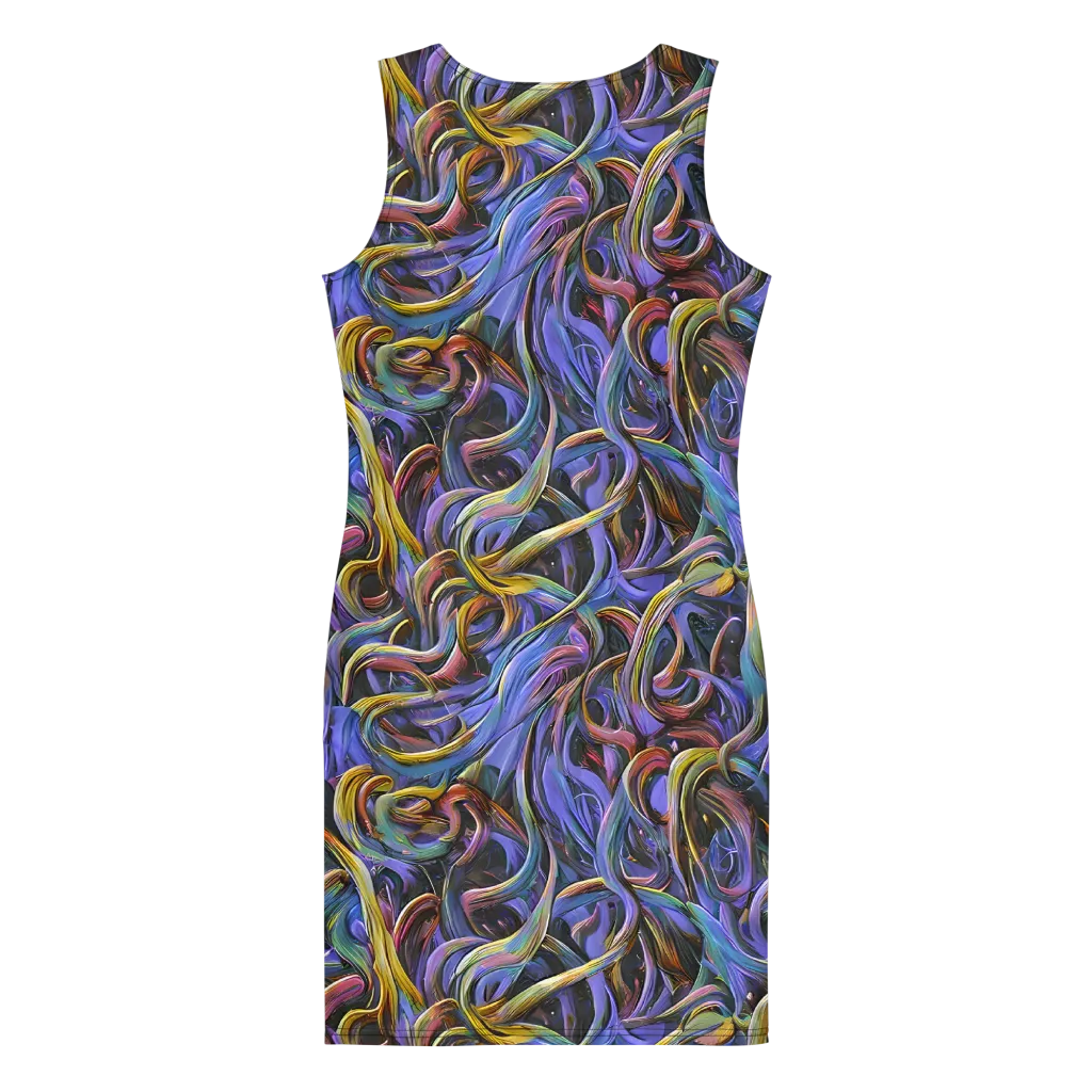Tanning Twirl on Bodycon Dress — Back