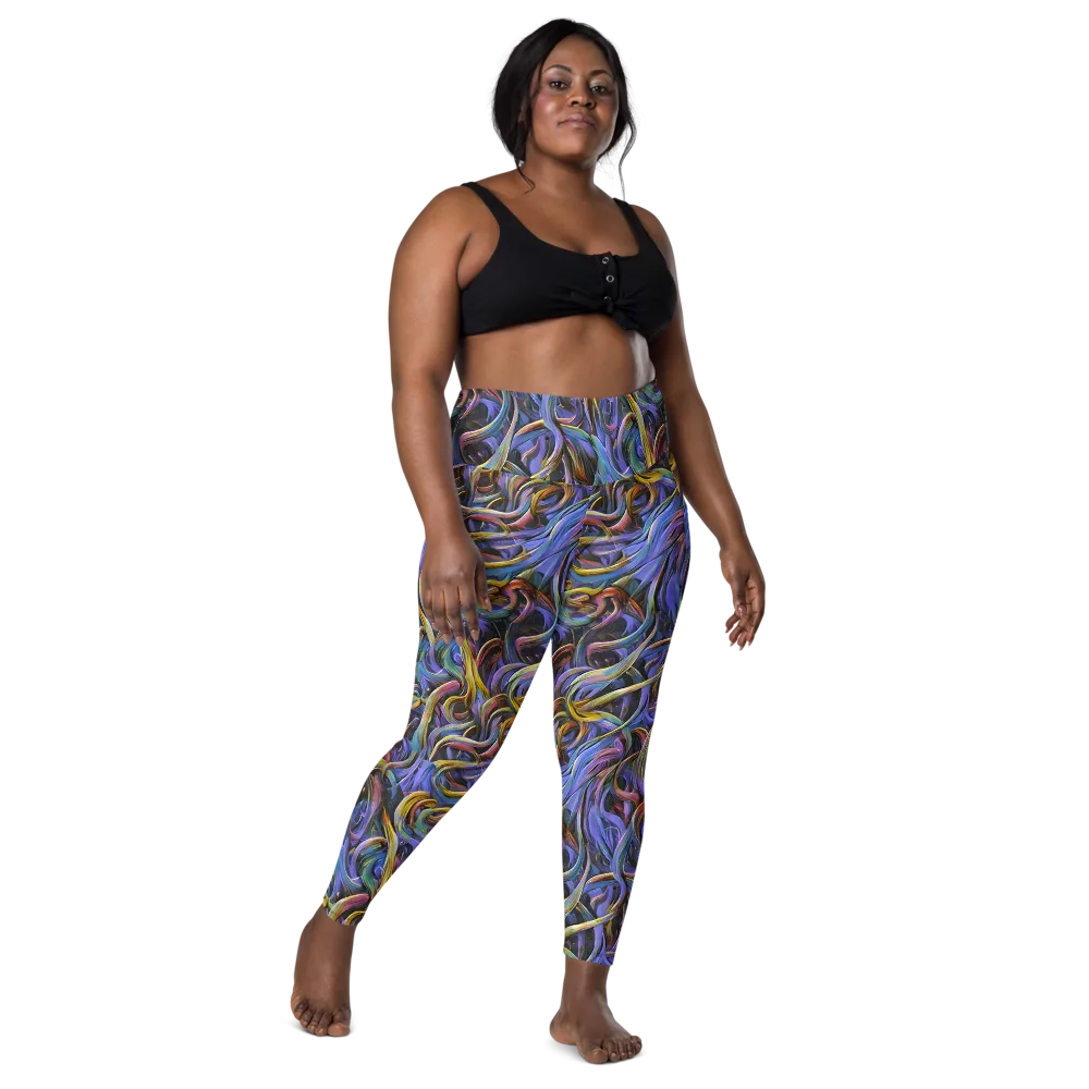 Tanning Twirl on Leggings with Pockets — Front
